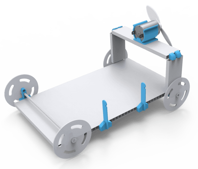 Helicar Propeller car