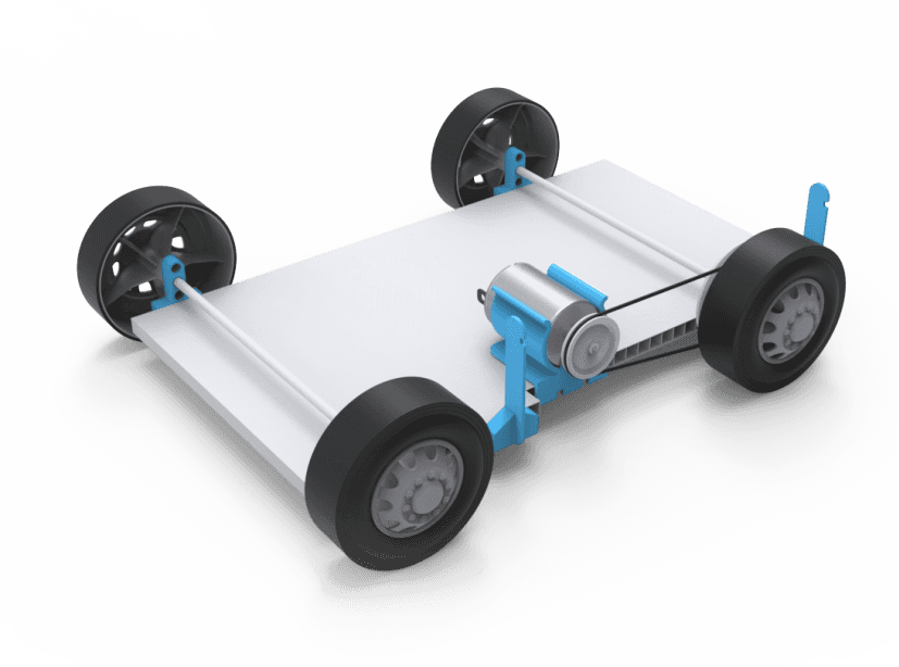 Race & Chase Pulley driven car